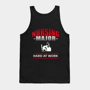 Nursing Major funny college design Tank Top